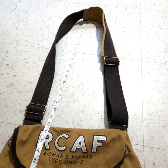 Red Canoe | RCAF Brown Messenger Bag - Picture 12 of 14